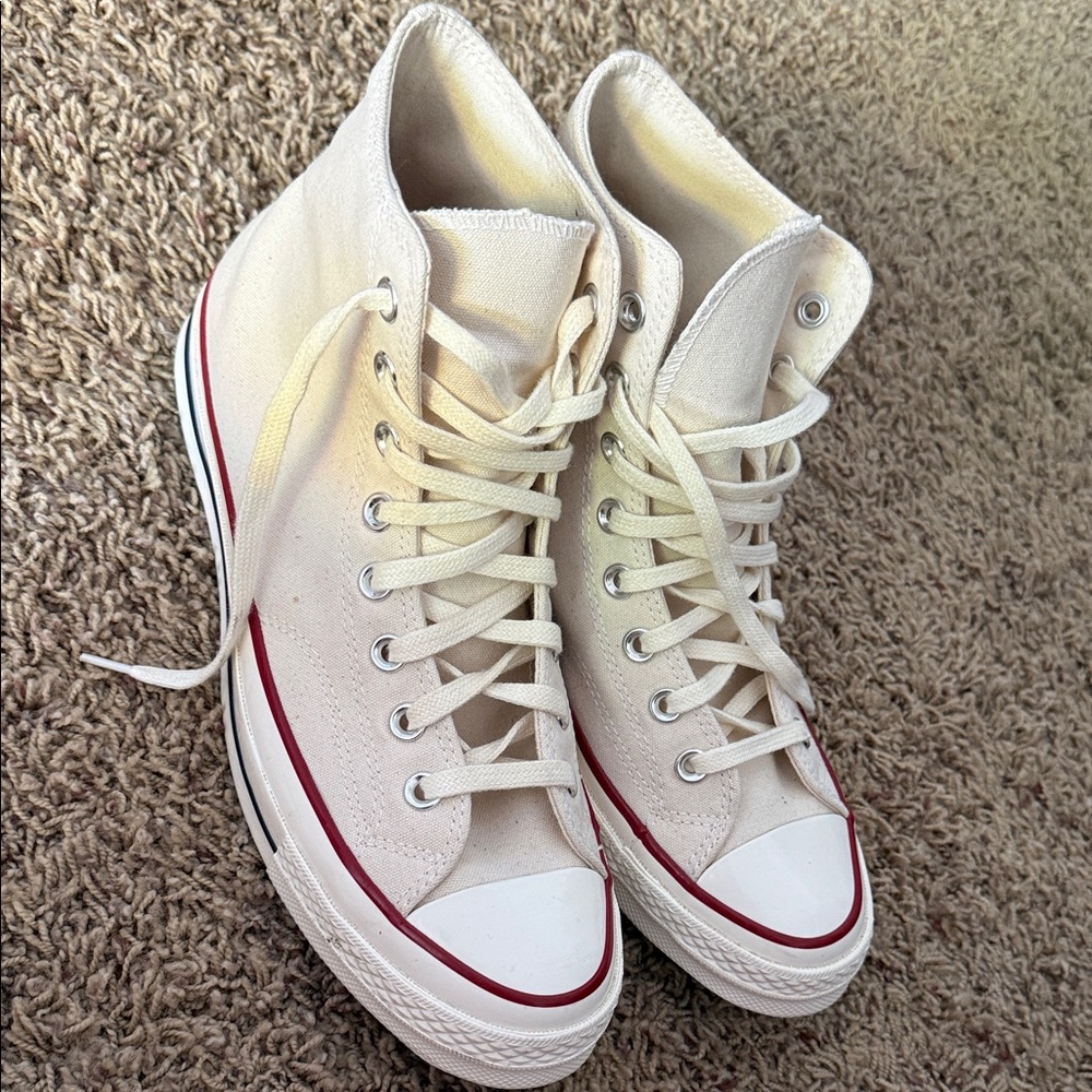 Converse High-Top Sneakers - Cream / Off White